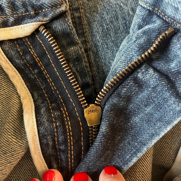 VINTAGE Dolce & Gabbana Blue Lampo Relaxed Jeans Size 52 IT.  Fits like a US 36 - Picture 9 of 15